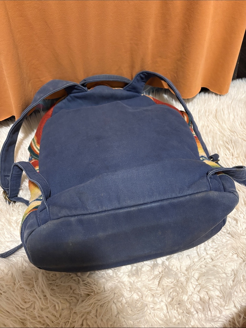 Pendleton Multicolor Striped Canvas Backpack - Picture 3 of 8